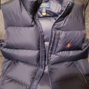 Polo by Ralph Lauren Boys Dark Blue Puffer Vest